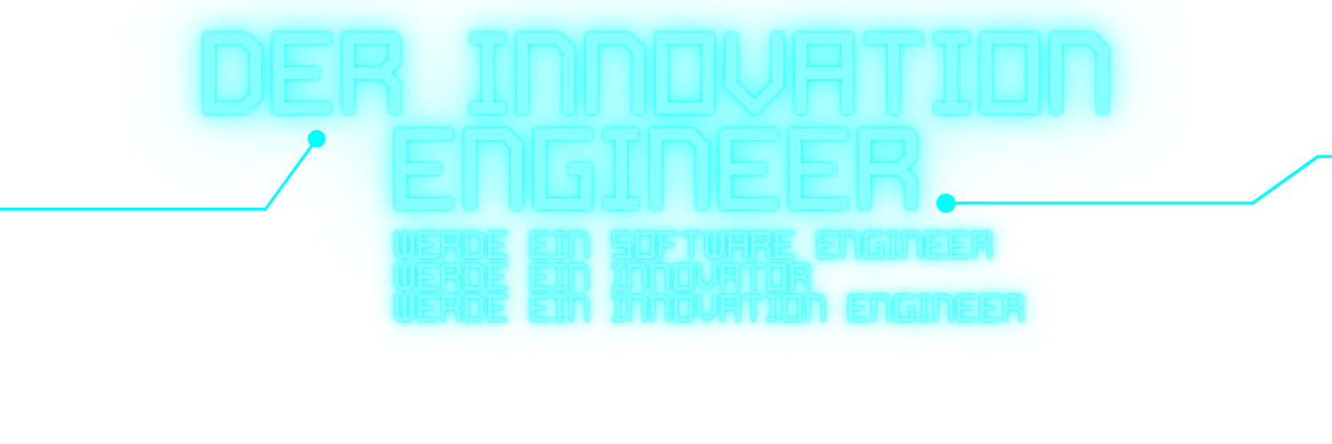 theinnovationengineer schriftzug in neon buchstaben